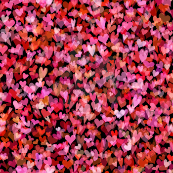 Background of various hearts for your design.