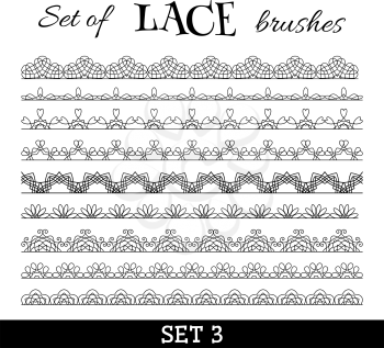 All used pattern brushes included. Black and white illustration.