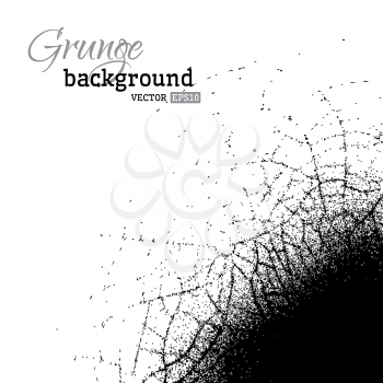 Black and white vector backdrop for your design. There is place for your text.