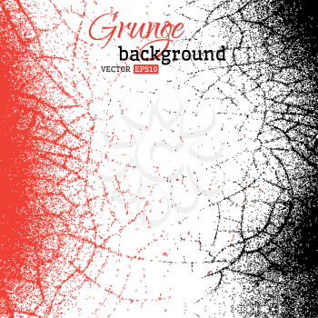 Red and black vector backdrop for your design. There is place for your text.
