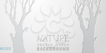 Light vector illustration. Nature design with blank place for your text.