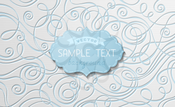 Hand-drawn vector illustration with place for your text.