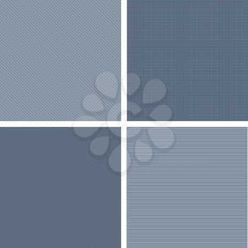 Four various simple backgrounds. Textures can be used for wallpapers, web page backgrounds or wrapping papers.