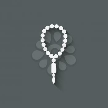 rosary design element - vector illustration. eps 10