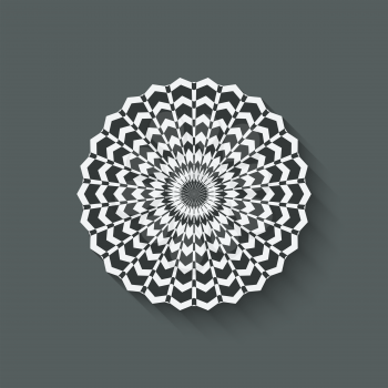 circular pattern design element - vector illustration. eps 10