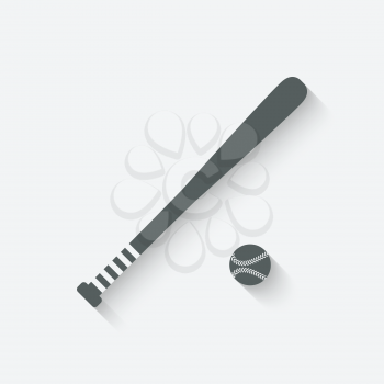 baseball sport icon - vector illustration. eps 10