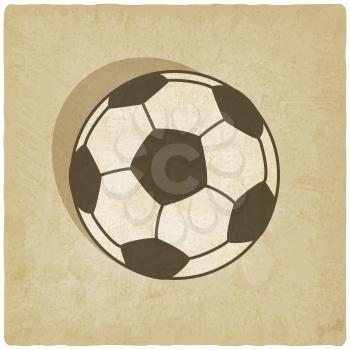 soccer sport old background - vector illustration. eps 10