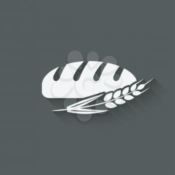 bread bakery symbol - vector illustration. eps 10