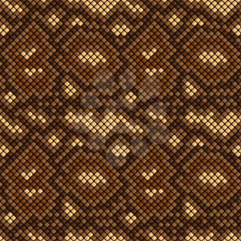 snake skin seamless pattern - vector illustration. eps 8