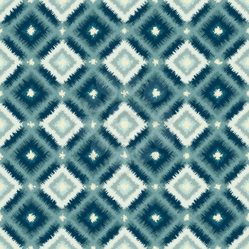 ethnic rhombus tribal seamless pattern - vector illustration. eps 8