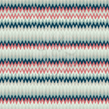 ethnic zigzag tribal seamless pattern - vector illustration. eps 8