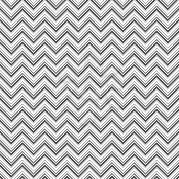 grey zigzag geometric seamless pattern. vector illustration - eps 8