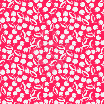 cherry seamless pattern. vector illustration - eps 8