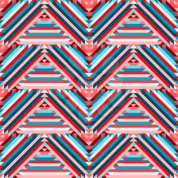 ethnic tribal zigzag seamless pattern. vector illustration - eps 8