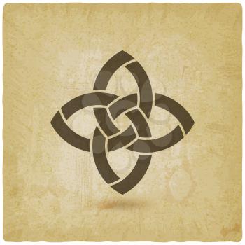abstract intertwining symbol vintage background. vector illustration - eps 10