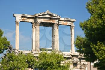 Arch of Hadrian in Athens, Greece