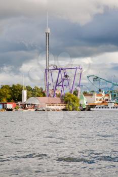 amusement park Tivoli Grona lund in Stockhokm, Sweden