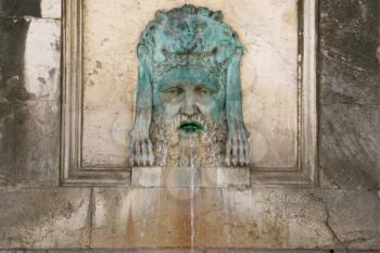 antique Roman fountain - fragment of Arles Obelisk (Place de la Republique, Arles, France)