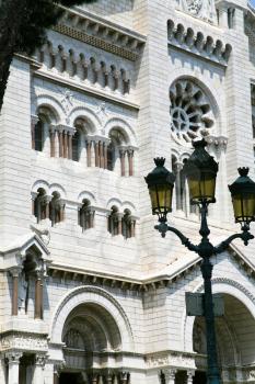 Saint Nicholas Cathedral in Monaco in summer day