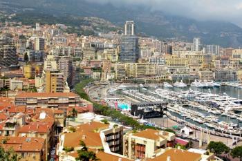 panorama of Monaco with marine