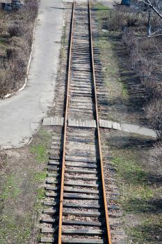 single-track railroad