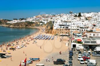 town beach of Bryn at Albufeira, Portugal