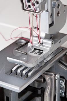 thread, needles of sewing machine