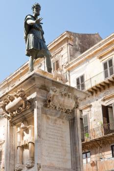 monument of Charles V - spanish king of Sicily, Palermo