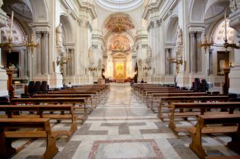 interior of Palermo Cathedral, Sicily, Italy