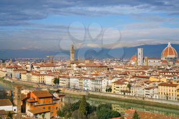 view on Florence (Italy) from from Michelangelo Park