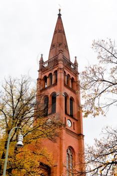 tower of Twelve Apostles Church (Zwolf-Apostel-Kirche) in Berlin