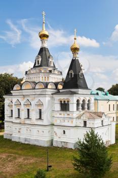 backyard of Elizabeth church in Dmitrov Kremlin, Russia