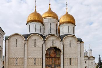 cupola of Dormition Cathedral in Moscow Kremlin