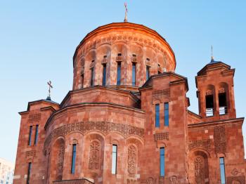classical Armenian cathedral of the Armenian Apostolic Church in Moscow