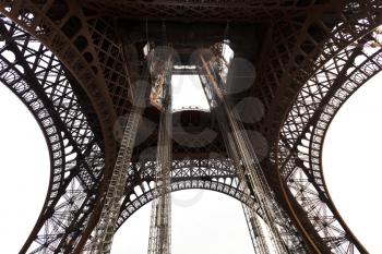 arch abutments of eiffel tower in Paris