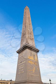 egyptian obelisk on place de la Concorde, Paris