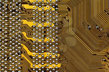 component circuit board background close up