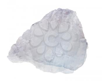 crystalline magnesite stone isolated on white background