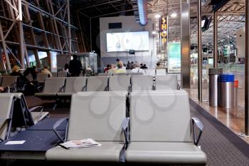 waiting room for transit travelers in airport