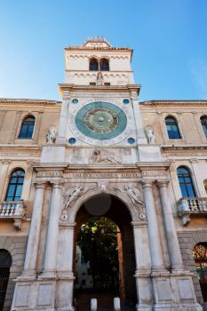 arch in clock tower of Palazzo del Capitanio in Padua, Italy