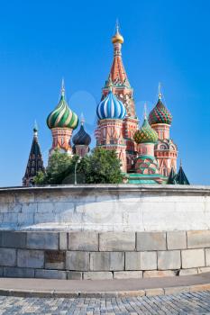 view on Place of Skulls and Saint Basil's Cathedral in Moscow, Russia