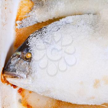 dourada fish baked in salt