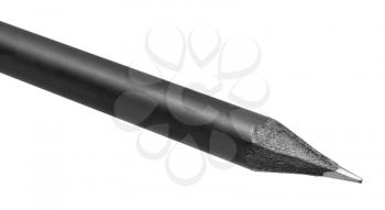 black lead pencil with graphite stick close up