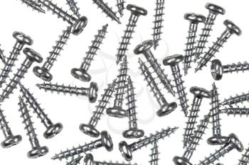 background from many builders screw