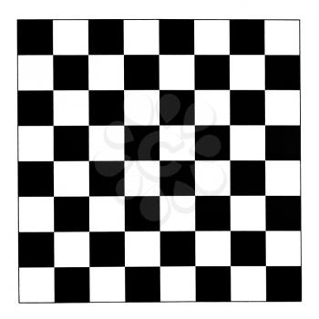 black and white checks of checkerboard