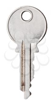 steel home key isolated on white background