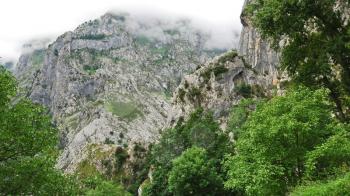 high mountains in national park Picos de Europa, Asturias, Spain