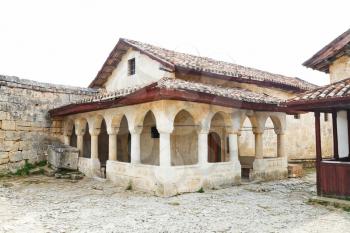 The Big Kenesa (synagogue) - Karaite prayer house, built in 14 century in chufut-kale town, Crimea