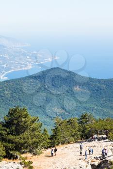 view of Southern Coast of Crimea from Ai-Petri mountain