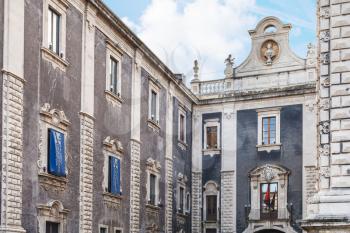CATANIA, ITALY - APRIL 5, 2015: Diocesan Museum in Catania city, Sicily. Museo diocesano di Catania is located in the palace Palazzo del Seminario dei Chierici